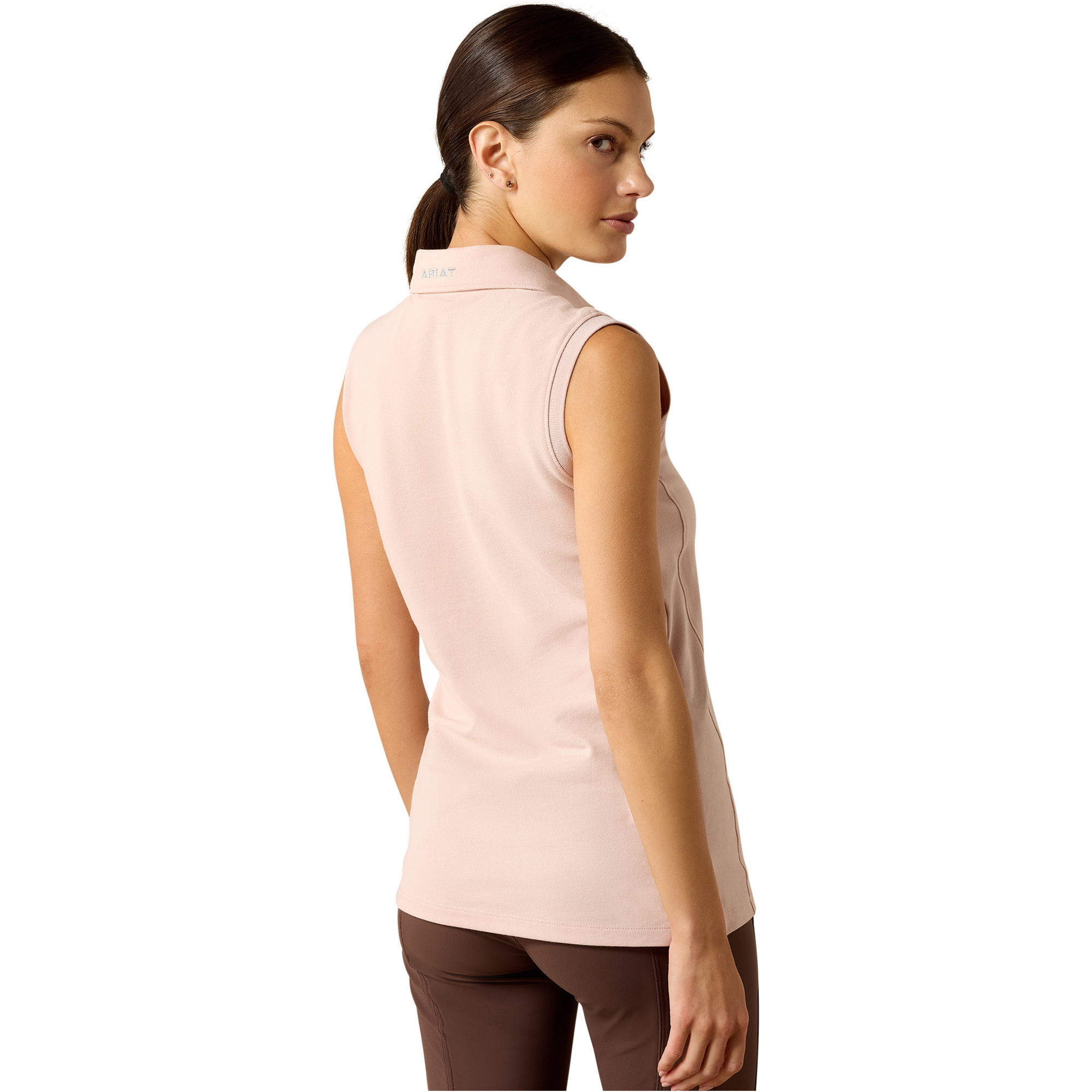 2026 Ariat Damen Preis 3 . 0 Polo Shirt 10071402 - Sepia Rose